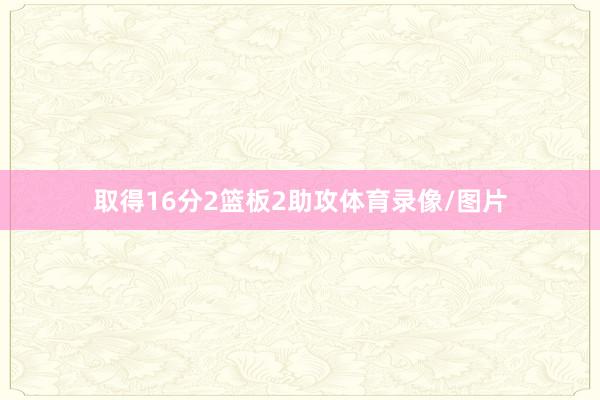 取得16分2篮板2助攻体育录像/图片