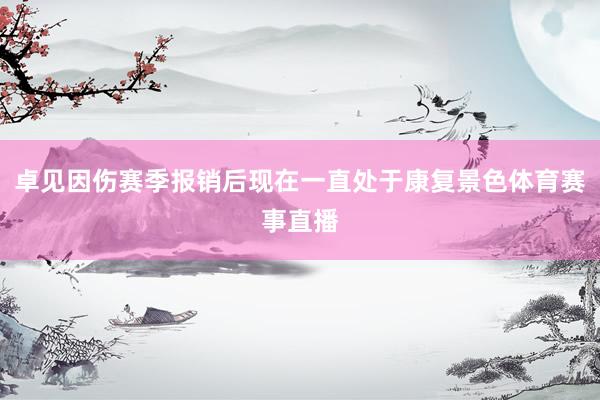 卓见因伤赛季报销后现在一直处于康复景色体育赛事直播