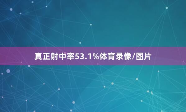真正射中率53.1%体育录像/图片