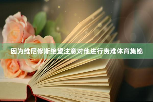 因为维尼修斯绝望注意对他进行责难体育集锦