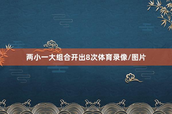 两小一大组合开出8次体育录像/图片