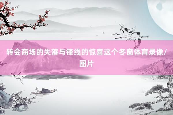 转会商场的失落与锋线的惊喜这个冬窗体育录像/图片