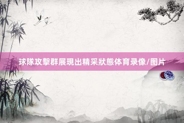 球隊攻擊群展現出精采狀態体育录像/图片