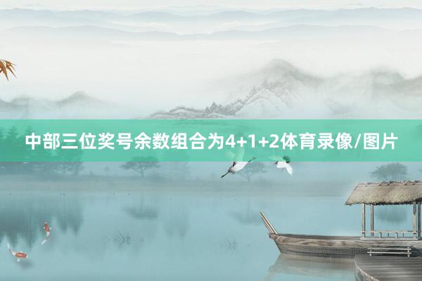 中部三位奖号余数组合为4+1+2体育录像/图片