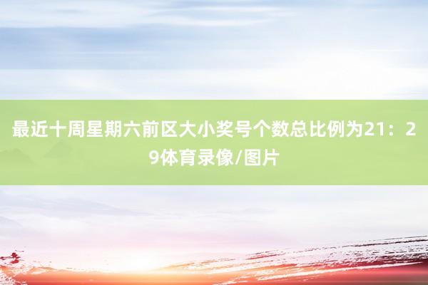 最近十周星期六前区大小奖号个数总比例为21：29体育录像/图片