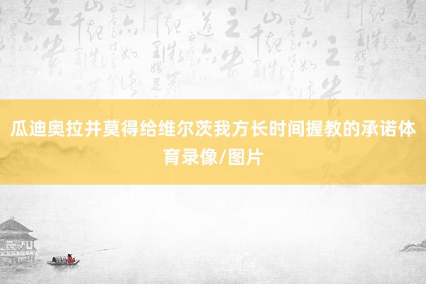 瓜迪奥拉并莫得给维尔茨我方长时间握教的承诺体育录像/图片