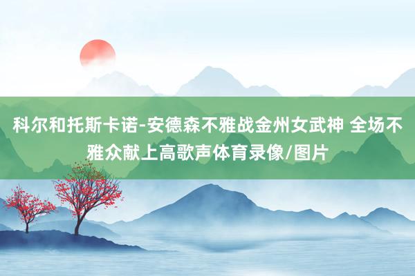 科尔和托斯卡诺-安德森不雅战金州女武神 全场不雅众献上高歌声体育录像/图片