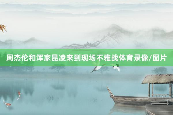 周杰伦和浑家昆凌来到现场不雅战体育录像/图片