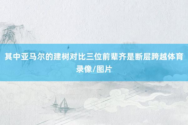 其中亚马尔的建树对比三位前辈齐是断层跨越体育录像/图片