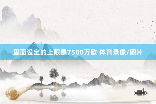 里面设定的上限是7500万欧 体育录像/图片