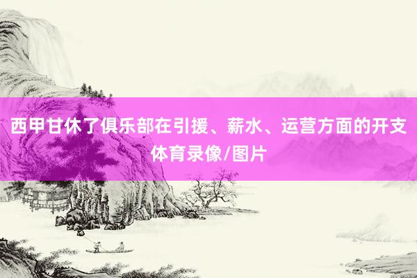 西甲甘休了俱乐部在引援、薪水、运营方面的开支体育录像/图片