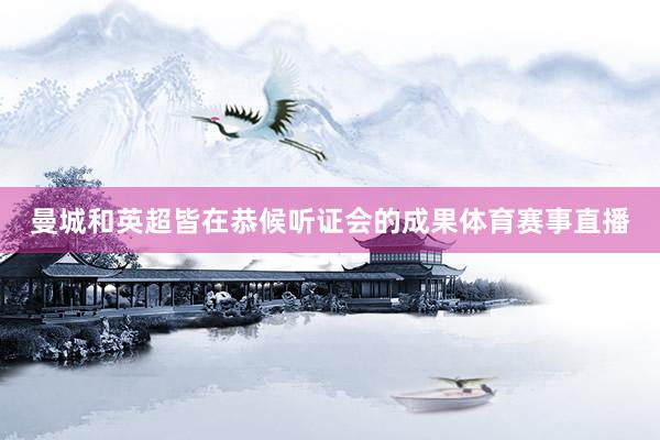 曼城和英超皆在恭候听证会的成果体育赛事直播