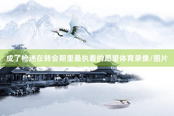成了枪迷在转会期里最执着的愿望体育录像/图片