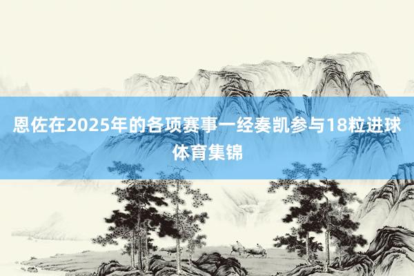 恩佐在2025年的各项赛事一经奏凯参与18粒进球体育集锦