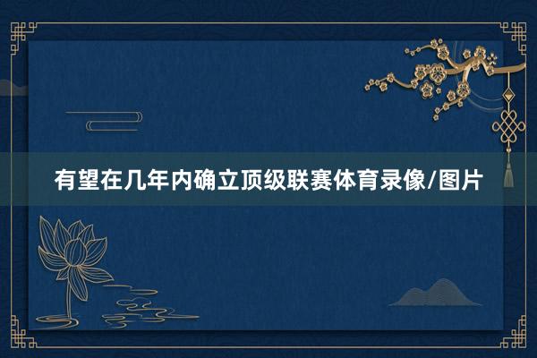 有望在几年内确立顶级联赛体育录像/图片