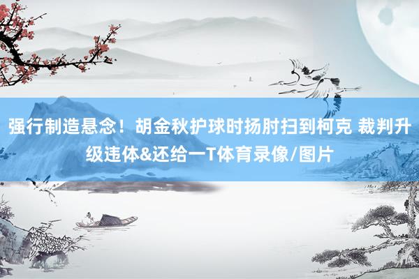 强行制造悬念！胡金秋护球时扬肘扫到柯克 裁判升级违体&还给一T体育录像/图片