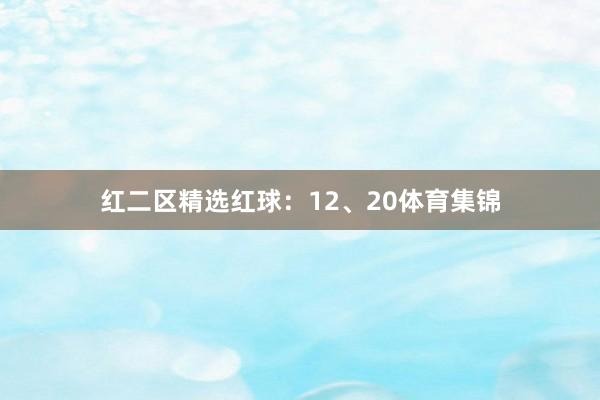 红二区精选红球：12、20体育集锦