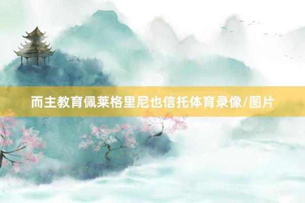 而主教育佩莱格里尼也信托体育录像/图片