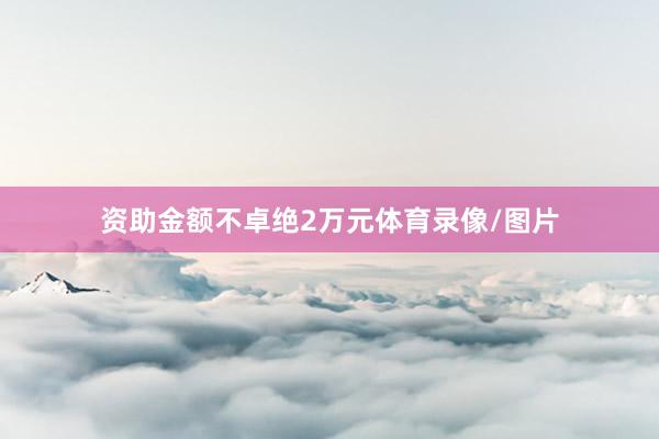 资助金额不卓绝2万元体育录像/图片